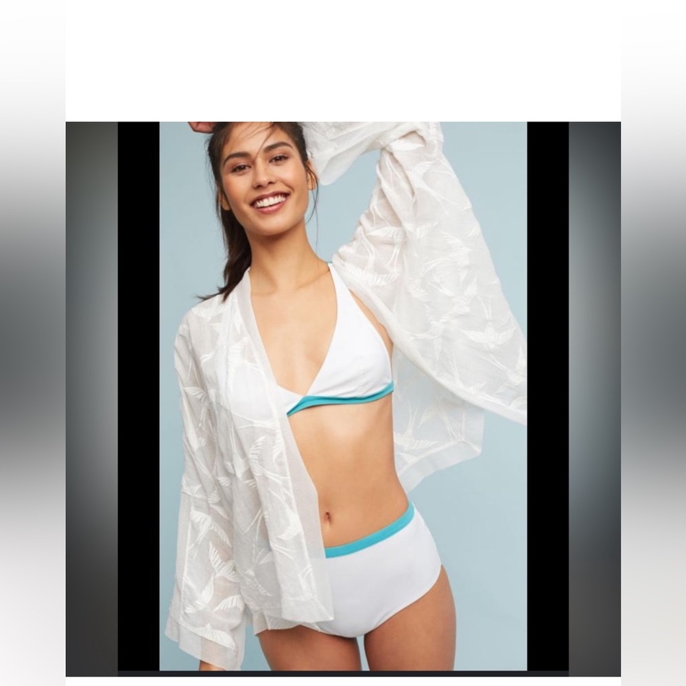 Anthropologie Shorebird 100% cotton sheer kimono